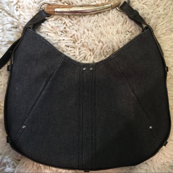 ysl denim handbag